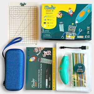 3Doodler Start+ Essentials STEM 3D Printing Pen Set + BONUS Hard Storage Case